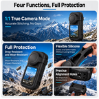 Silicone Protective Case for Insta360 X6 outdoor photography