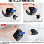 Double ball head design mount for flexible camera positioning