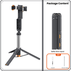 portable phone tripod with remote control