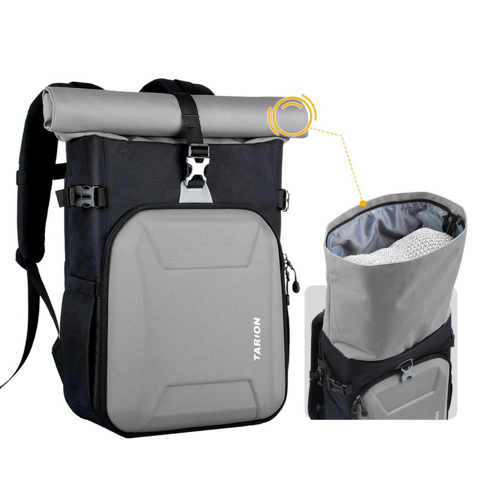 waterproof photography backpack with rain cover