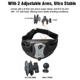 waist strap mount for insta360 panoramic view