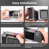 DJI Osmo Action 5 Pro snap grip with lightweight camera cage
