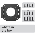 Steel Mac Mini holder with anti scratch silicone padding