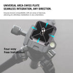 Compact quick release adapter for DSLR and action cameras