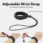 Universal Camera Wrist Strap with Paracord