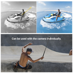 Invisible Selfie Stick for 360 Cameras | Lightweight Aluminum Extension Pole with 1/4 Mount | Compatible with Insta360 X5/ X4/X3, DJI Osmo 360 and GoPro Max