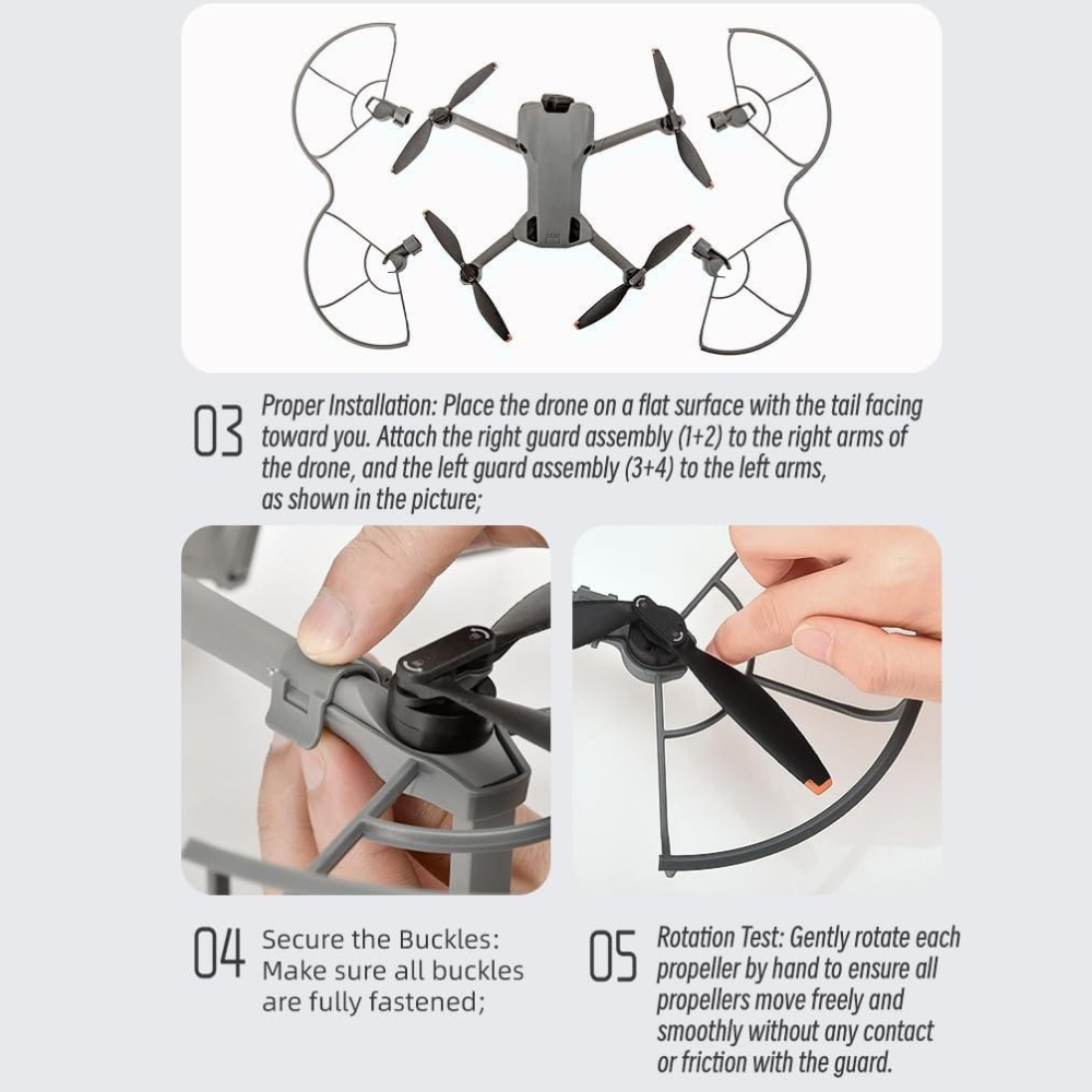 quick release drone propeller guard