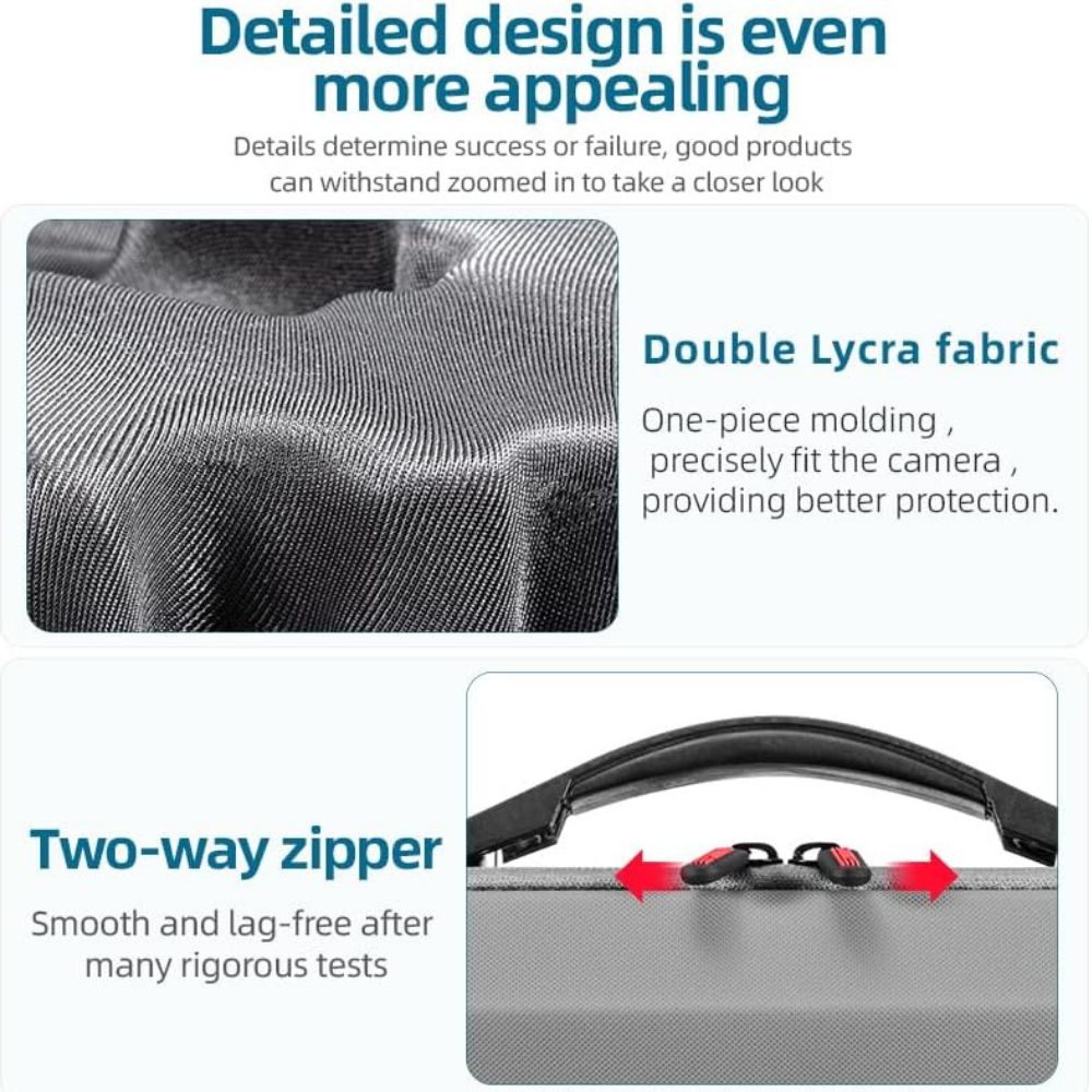 compact travel case for dji air 3s