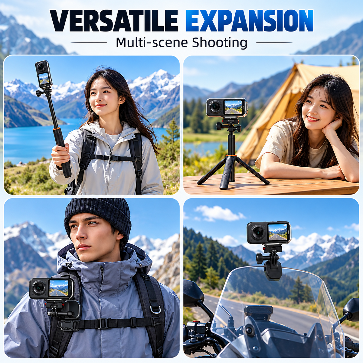Aluminum Camera Mount Bracket with Anti-Slip PadsAluminum Camera Mount Bracket with Anti-Slip Pads