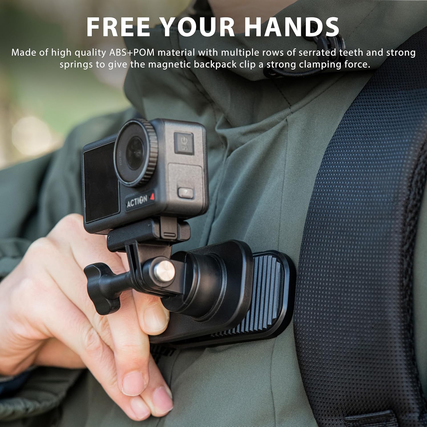 STARTRC 360° Rotation Backpack Clip Mount for DJI OSMO Pocket 3