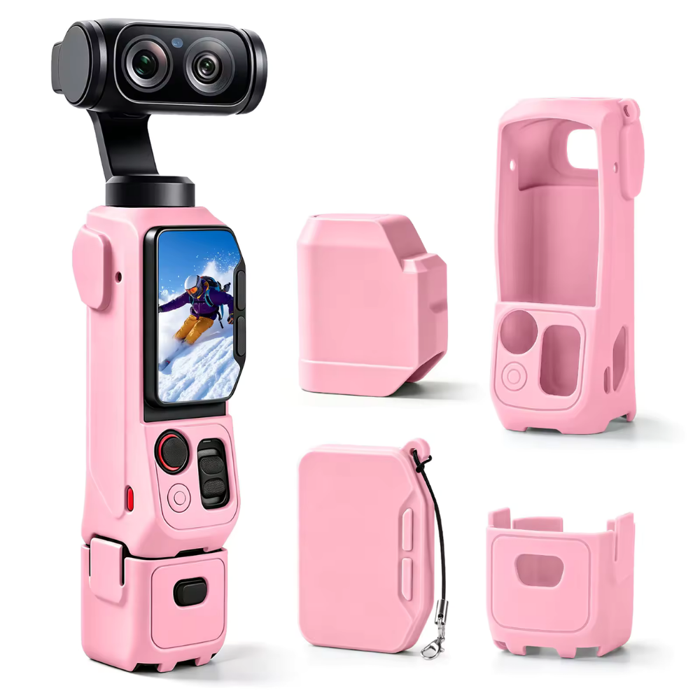 Silicone Protective Case for Insta360 Luna Ultra with Lens & Screen Guard