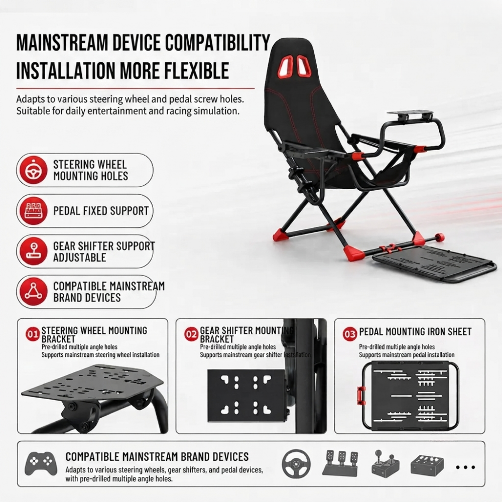 Racing simulator cockpit for PC