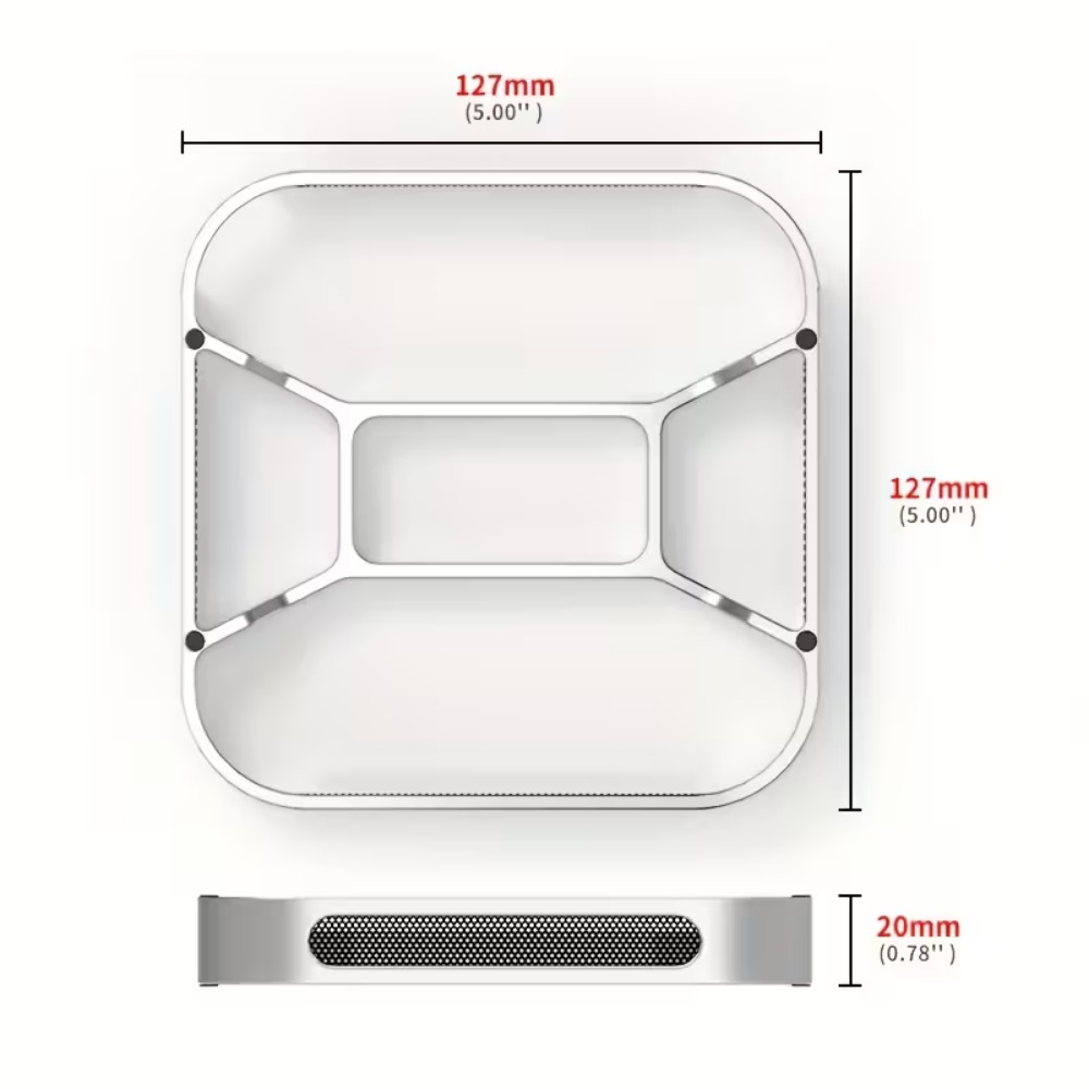 mac mini workstation cooling stand