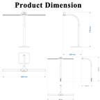 Energy-efficient LED desk lamp with touch control