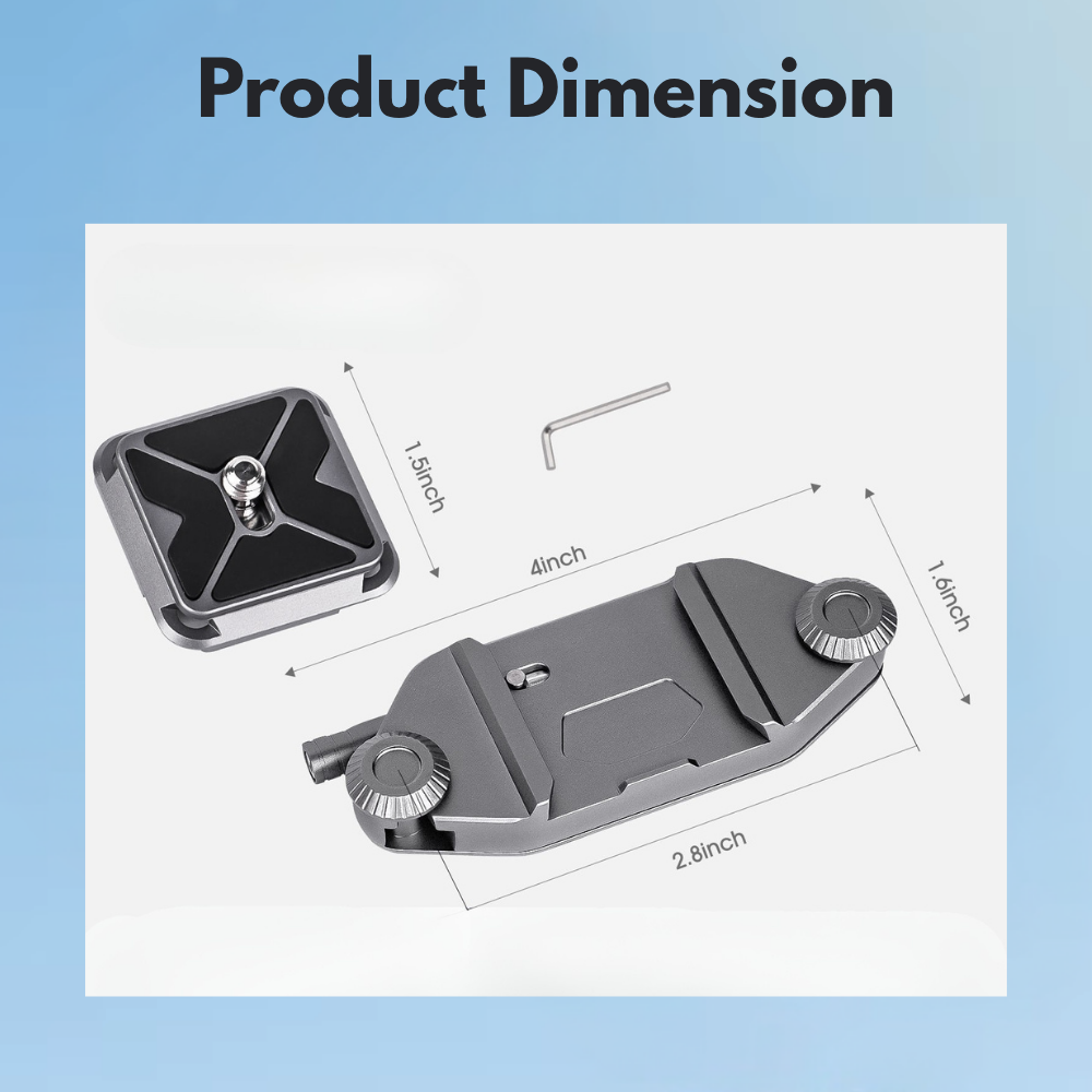 Arca-Swiss compatible quick release strap mount for photographers