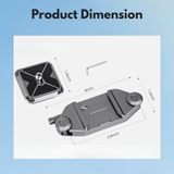 Arca-Swiss compatible quick release strap mount for photographers