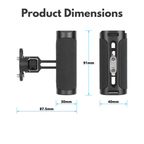 aluminum camera side handle adjustable mount