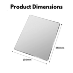 Aluminum Mouse Pad Double Sided Waterproof Gaming Mat