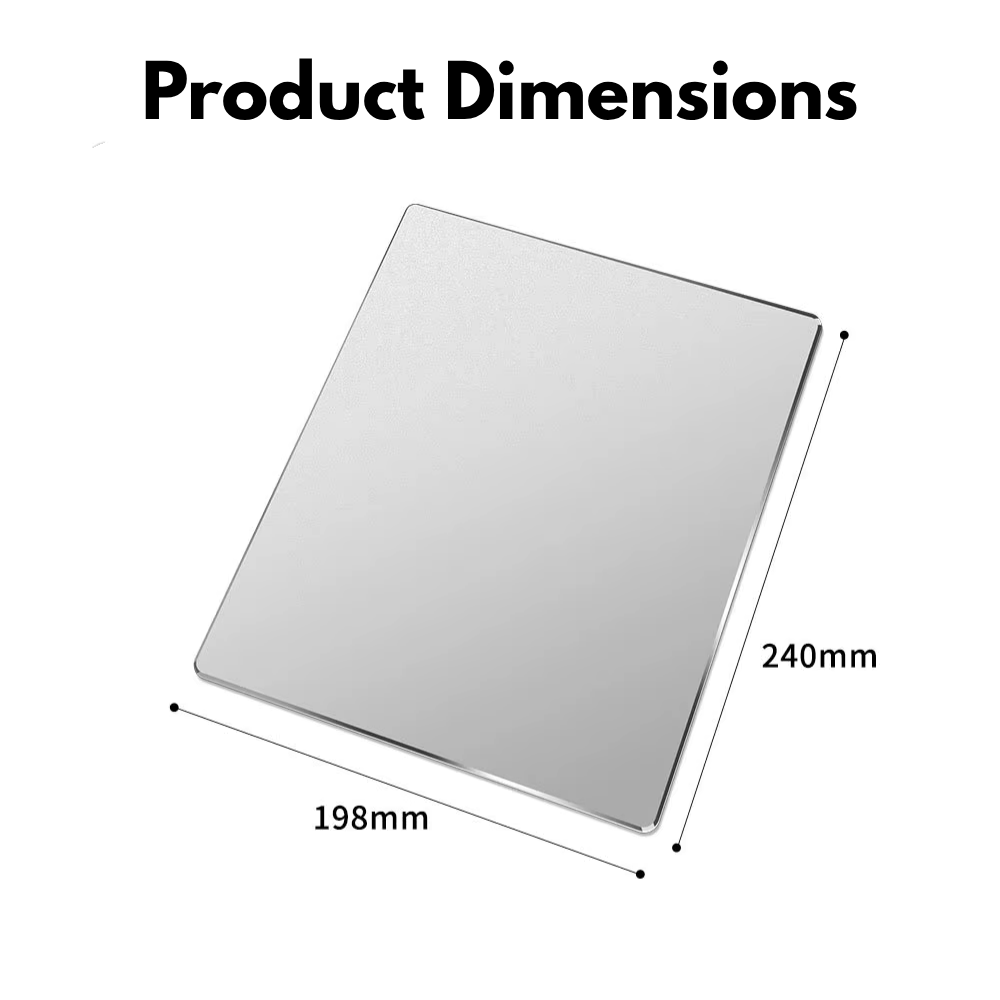 Aluminum Mouse Pad Double Sided Waterproof Gaming Mat