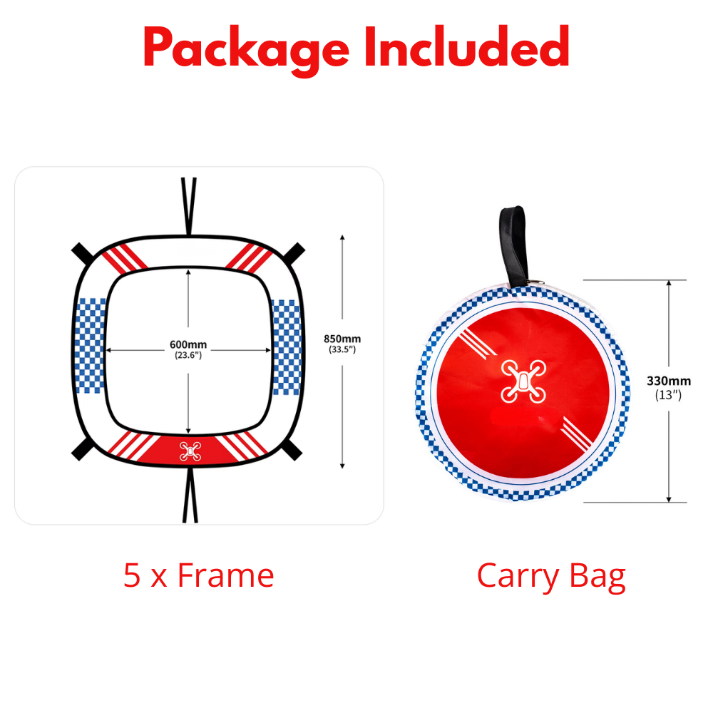 portable drone racing gate set
