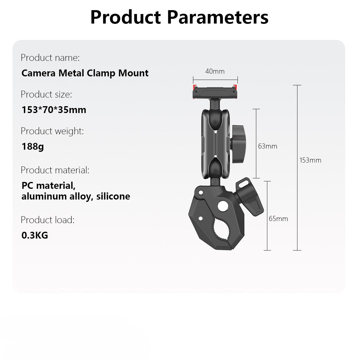 bike clamp mount with magnetic quick release
