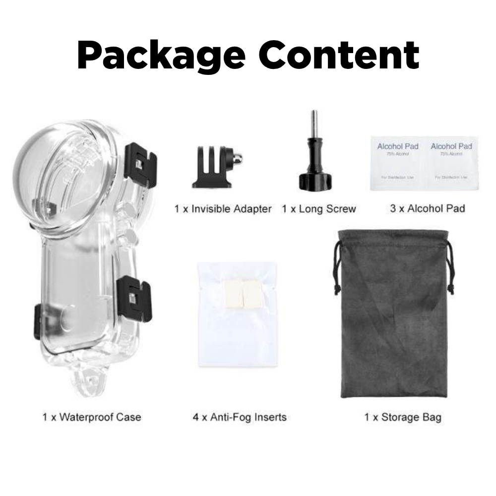 Invisible Dive Case for Insta360 X4 Air Waterproof 50M