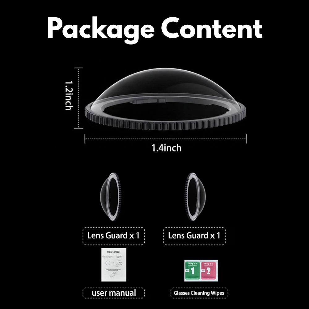 Lens Guard for Insta360 X6 outdoor camera protection