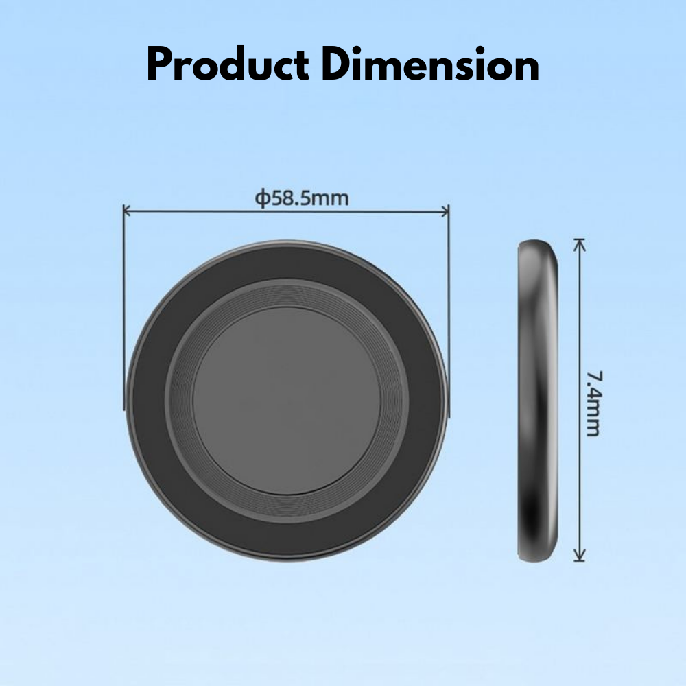 Magnetic Ring Phone Holder with 1/4” Thread | MagSafe Compatible Phone Mount for Smartphones