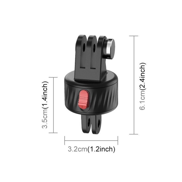 Compact magnetic mount adapter for GoPro DJI Insta360
