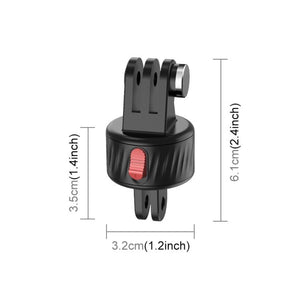 Compact magnetic mount adapter for GoPro DJI Insta360