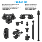Multi-Angle Car Camera Mount with Long Extension Pole