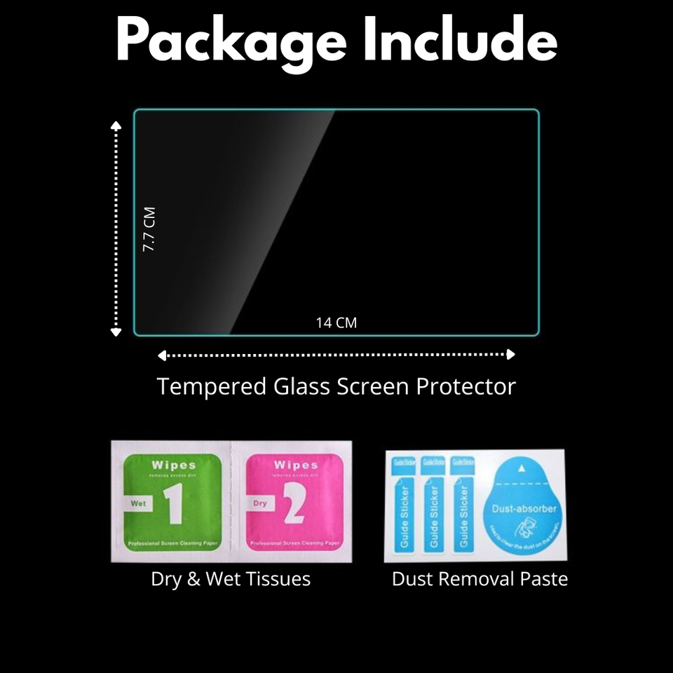 Scratch-resistant D JI Mini 4 Pro screen guard with 9H coating