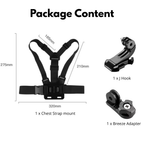 Body harness Chest Strap Mount