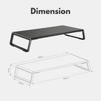 Desktop Monitor Stand with anti slip support