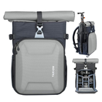 large capacity camera backpack with padded dividers