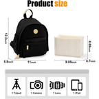 Compact camera backpack for women and photographers on the go