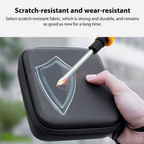 Compact DJI Osmo Nano travel case with secure zip closure