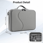 Large Capacity Case for Insta360 X5/X4 Accessories with Strap
