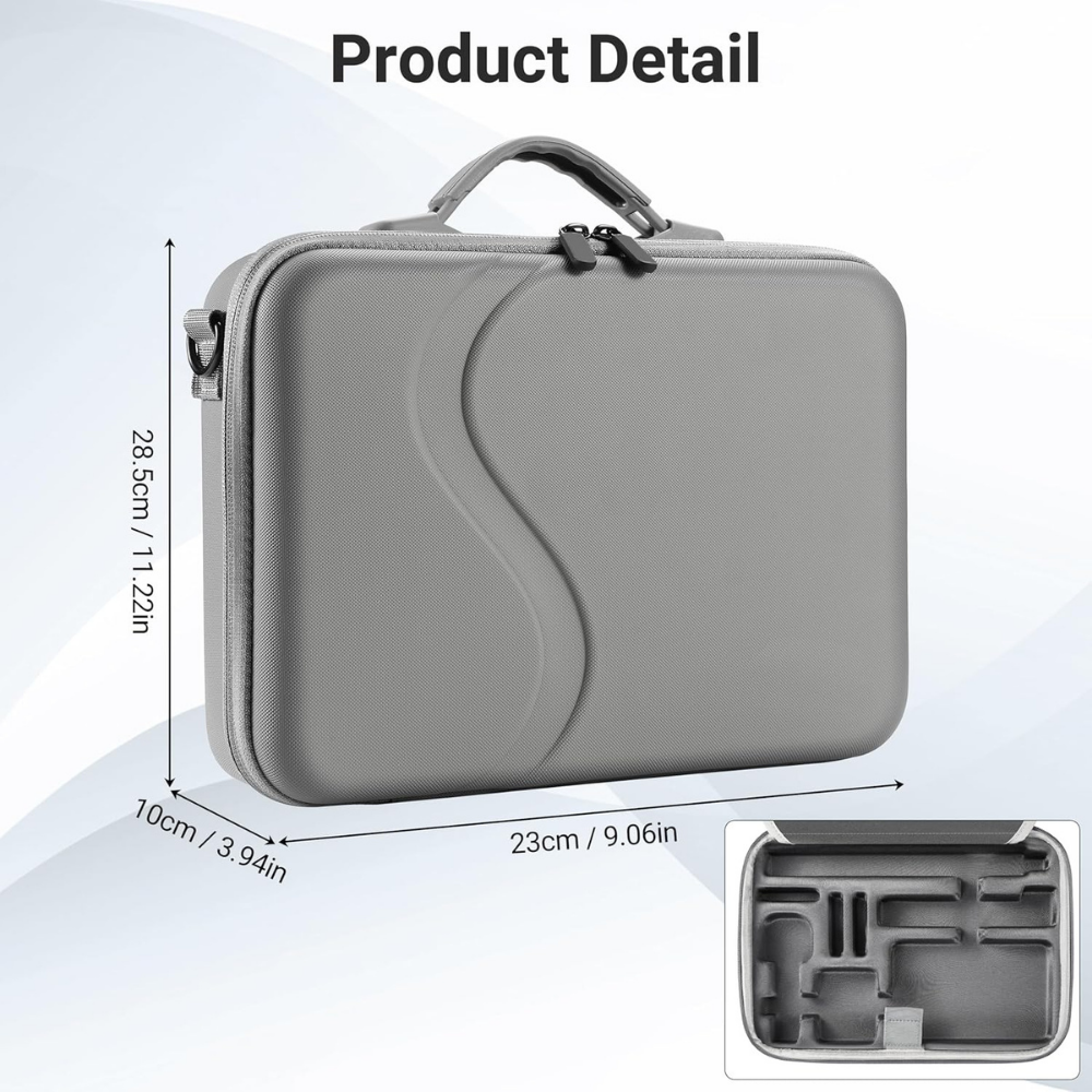 Large Capacity Case for Insta360 X5/X4 Accessories with Strap
