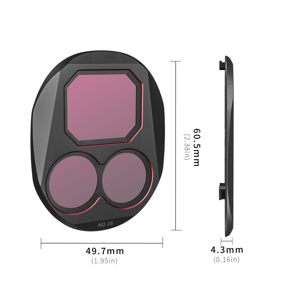 Multi-coated HD optical glass ND filters