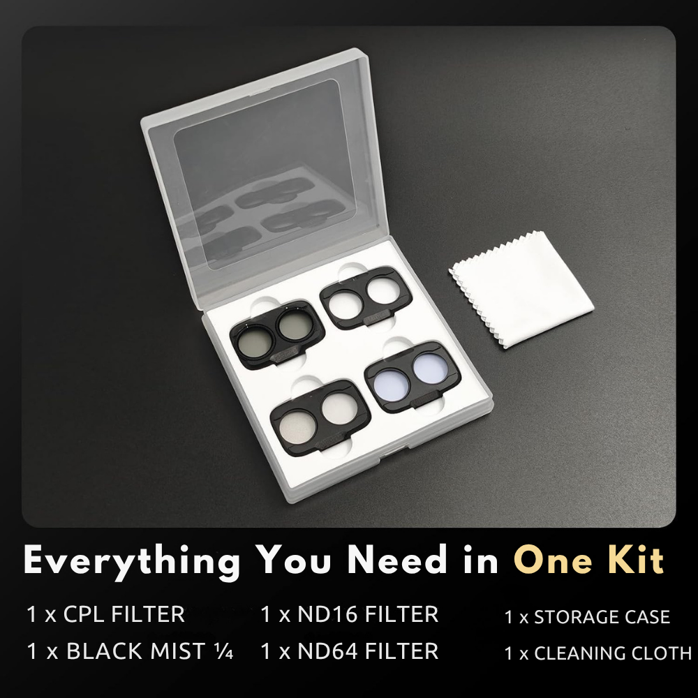 DJI Pocket 4 Pro camera filters