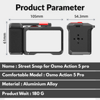 Magnetic handle grip mount for vlogging s
