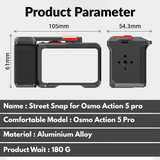 Magnetic handle grip mount for vlogging s