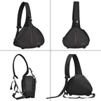 Waterproof camera bag for photographers with compact and stylish design