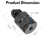 Yantralay Aluminum 1/4” Tripod Adapter Mount 