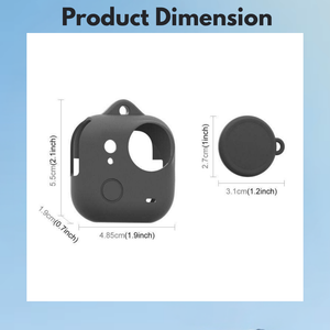 Insta360 GO Ultra silicone lens cap and cover for safe shooting
