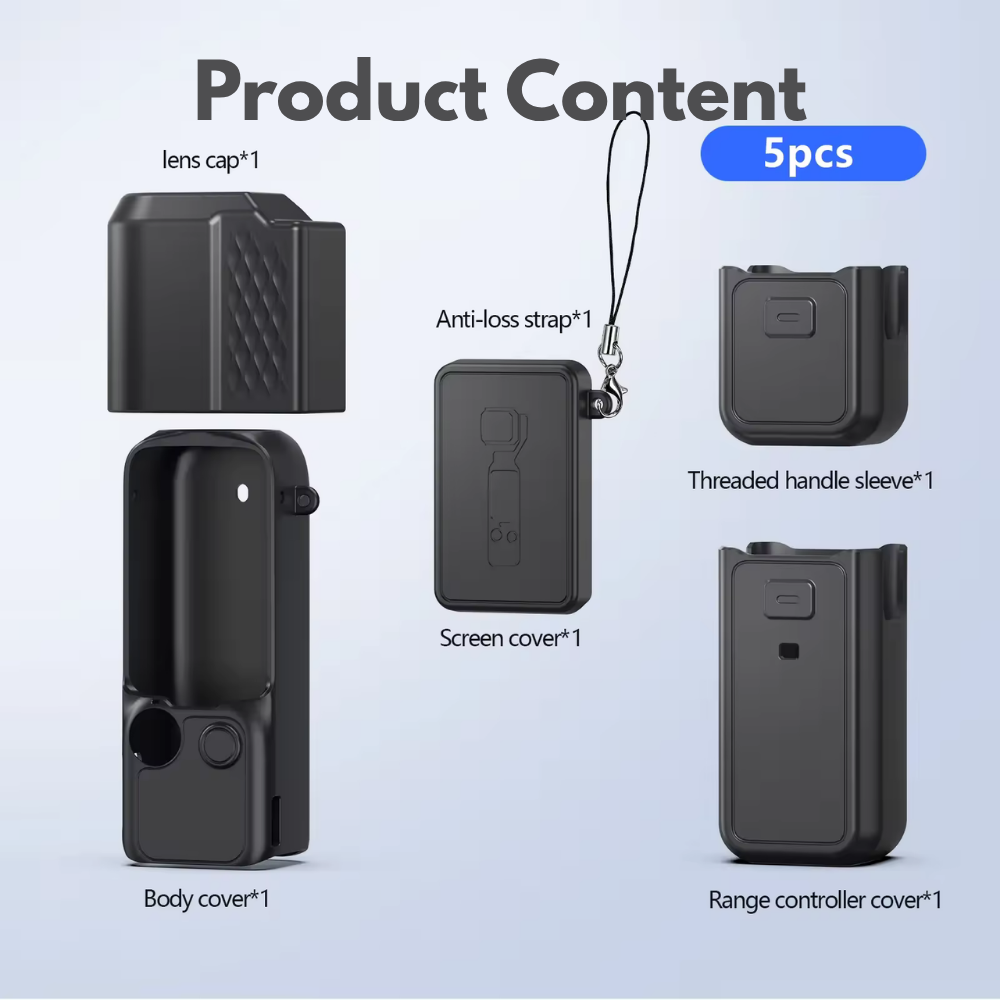 Soft silicone camera cover for Pocket 4