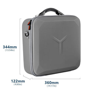 PU leather drone storage bag with portable design