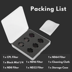 Cinematic filter kit for DJI Osmo Pocket