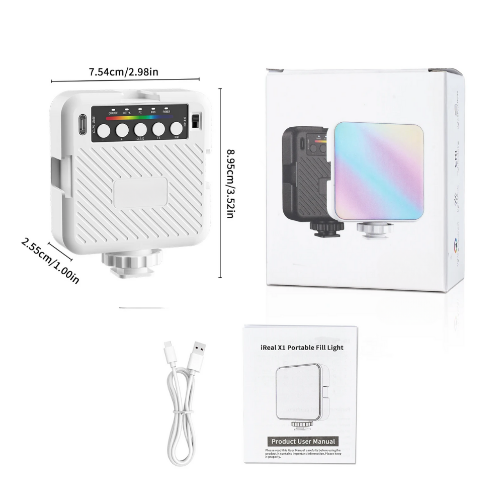 dimmable rgb led panel light for photography video content